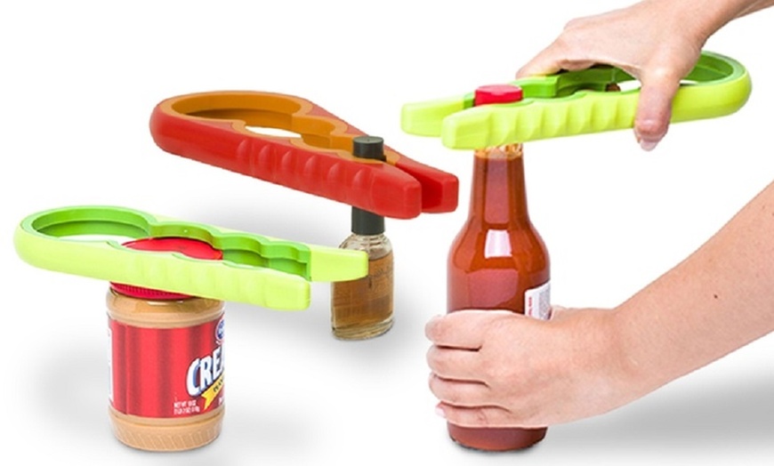 Image 1: 4-in-1 Easy Twist Jar Opener