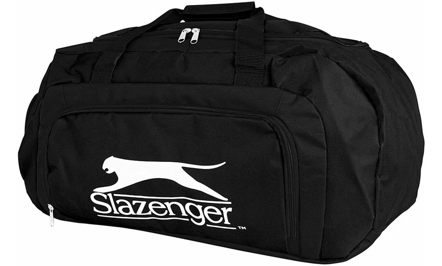 Image 5: Slazenger 55L Large Sports Gym Duffel Bag