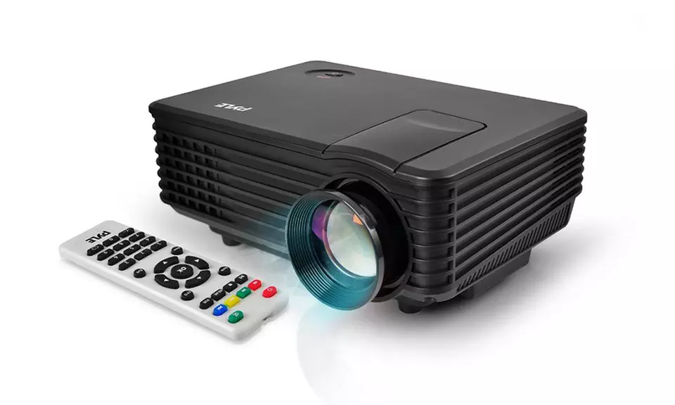Compact Digital Multimedia Projector with 1080p HD Support and Up to 80" Projection - Primary Image