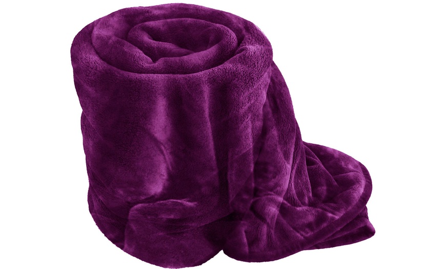 Image 1: Dreamscene Faux-Mink Throws