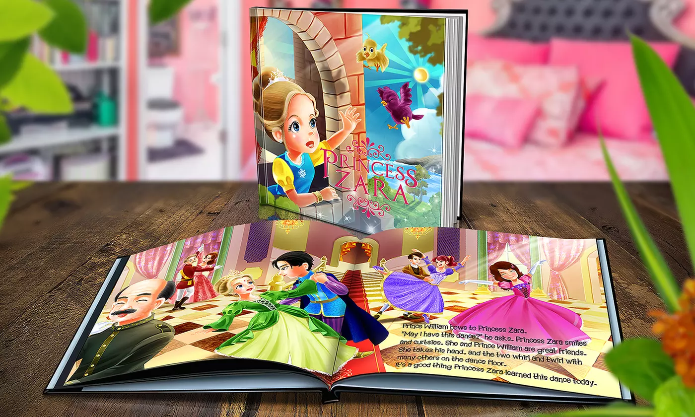 Personalized Hardcover or Softcover "The Princess" Story Books (Up to 67% Off). Three Options Available. - Primary Image
