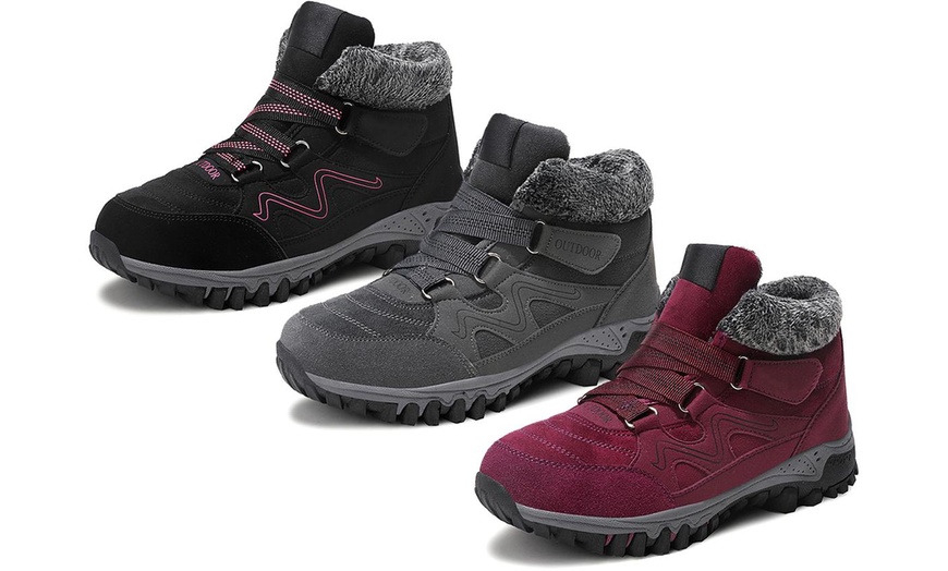 Image 1: Women's Snow Sneakers