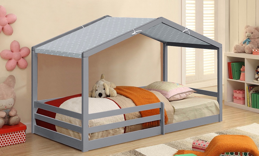 Image 4: Crewkerne 3ft Wooden House Style Bed