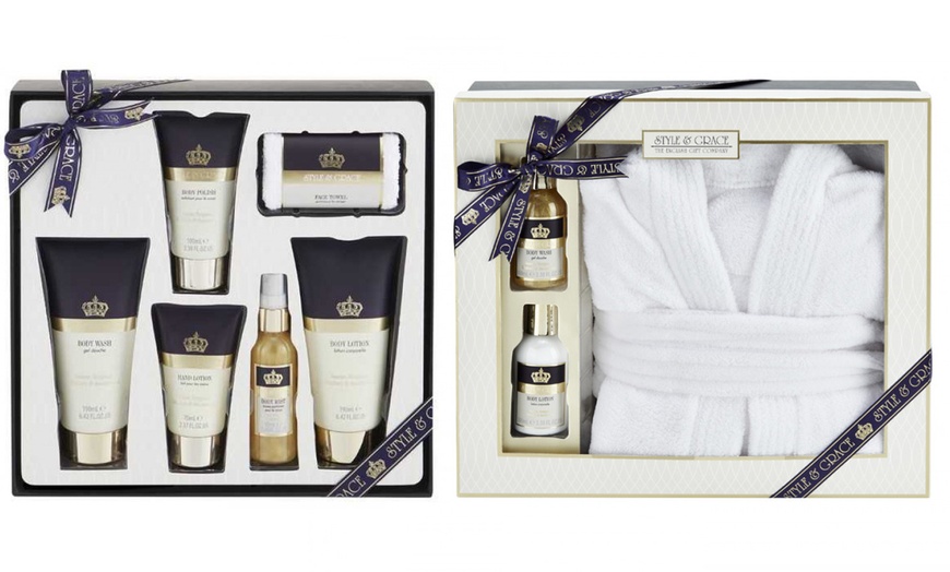 Image 1: Style and Grace Bath Gift Set