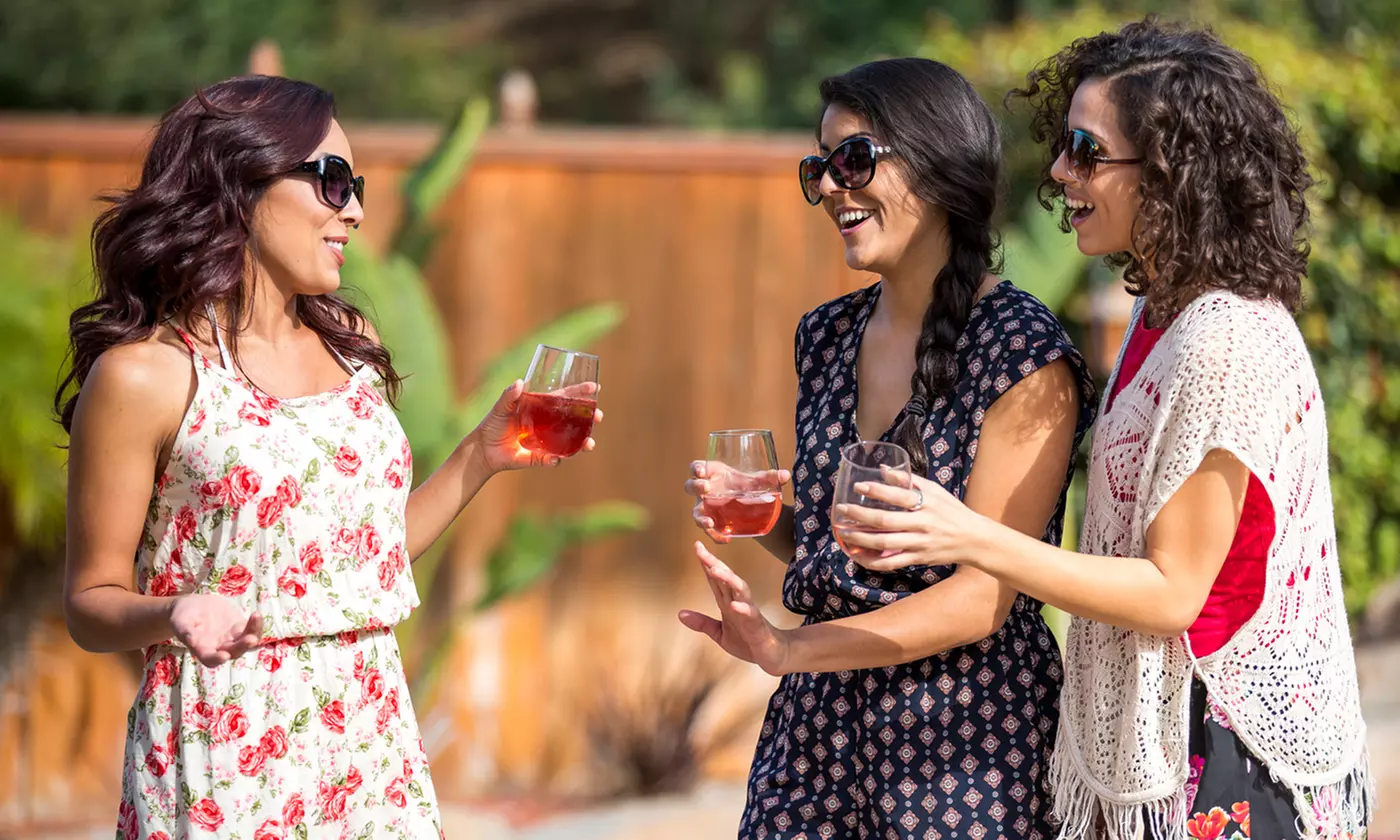 6 or 12 Bottles of Fruit-Infused Moscato with Wine Tumblers from Afternoon Delight (Up to 62% Off) - Second Medium