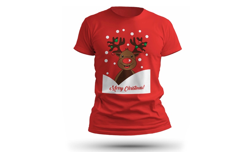 Image 3: Dames-kerst-T-shirt