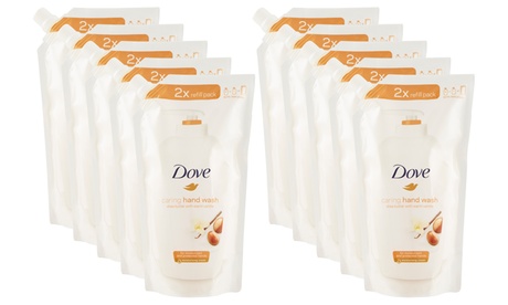 Fino a 30 ricariche Dove detergente cremoso burro di karité e vaniglia da 500 ml