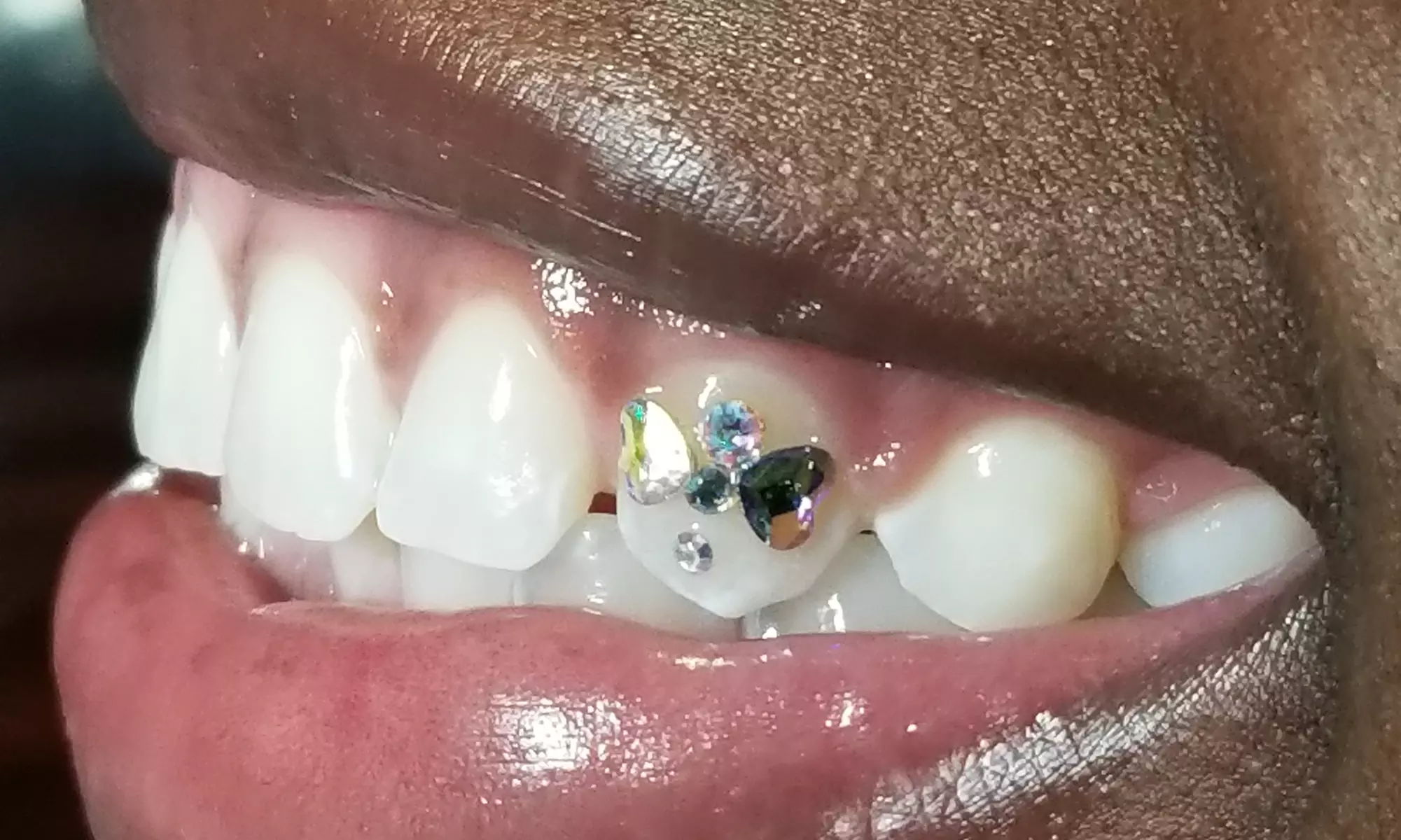 Swarovski Crystal Tooth Gems at Exquisite Smiles by Delashon (Up to 26% Off). Five Options Available. - Primary Image