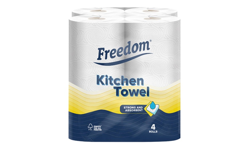 Image 2: 24 Rolls of Freedom 2-Ply Kitchen Towel
