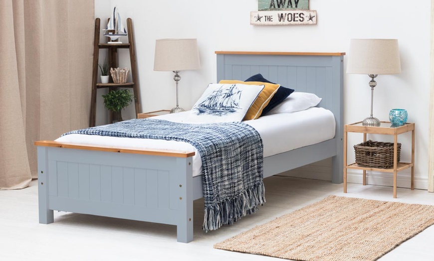 Image 5: Wooden Shaker Bed Frame