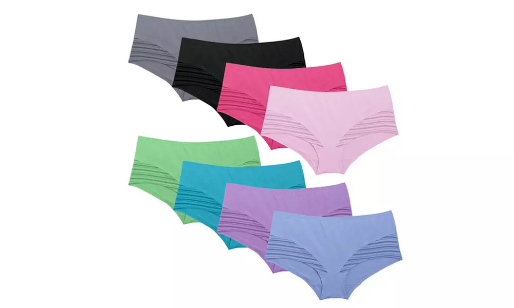 Fruit of the Loom Women's Cool-Blend Hipsters (8-Pack) (Size S) - Second Medium