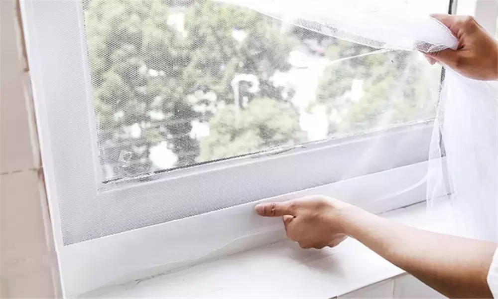 Moustiquaire pour fenêtre en polyester, deux tailles au choix - Image 6