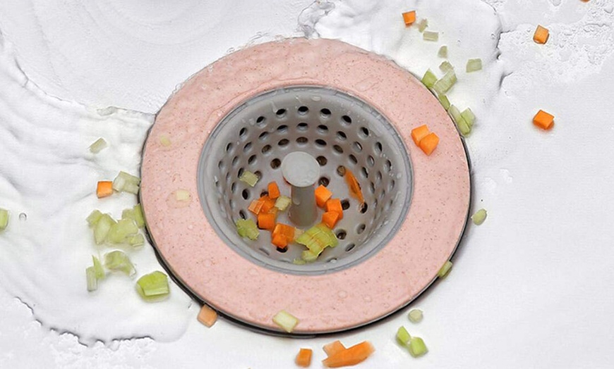 Image 2: Silicone Kitchen Sink Strainers