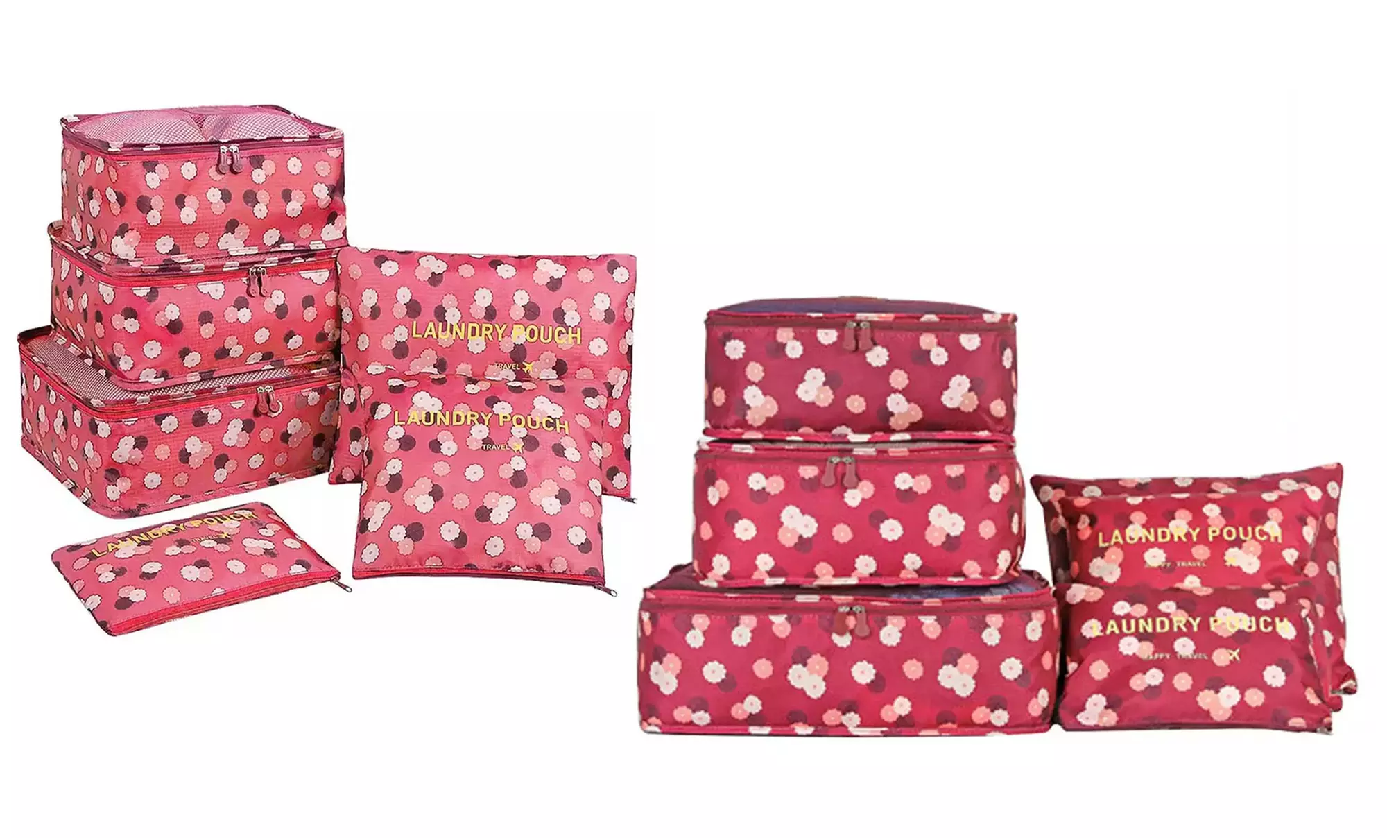 1x oder 2x 6er-Set Gepäck-Organizer