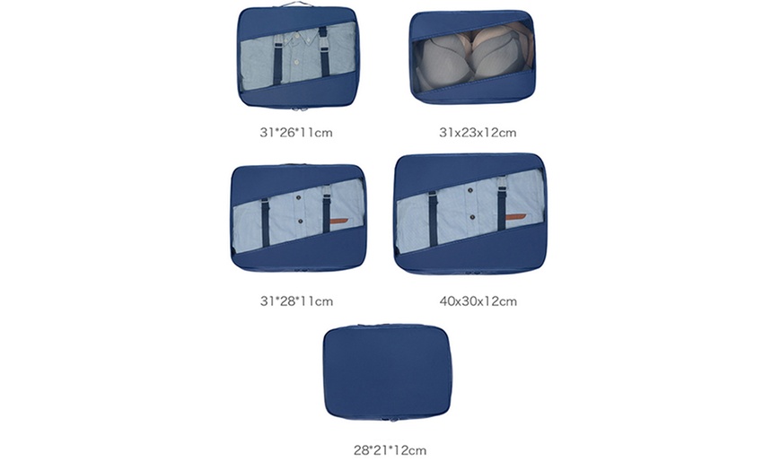 Image 11: Five Travel Packing Cubes