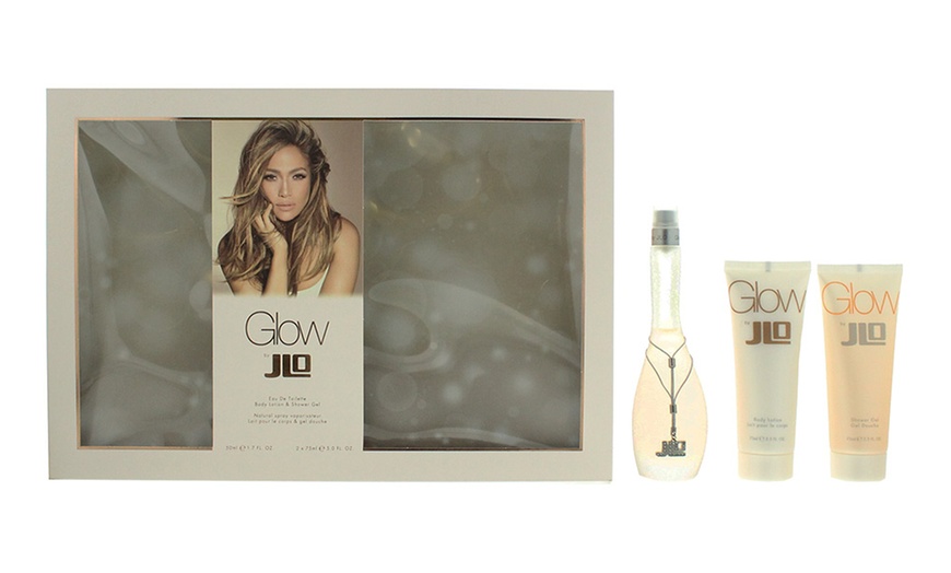 Image 3: Jennifer Lopez EDT Glow  EDT, Shower Gel and Body Lotion Gift Set 