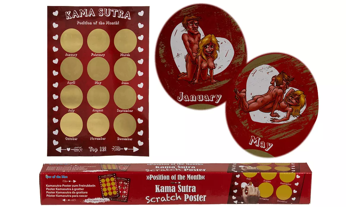 1 o 2 calendari Kama Sutra da grattare - Primary Image