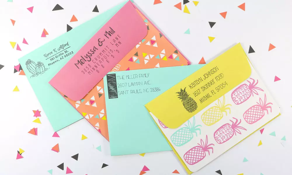 Custom Rectangle Self-Inking Stamps from ExcelMark (Up to 72% Off) - Second Medium