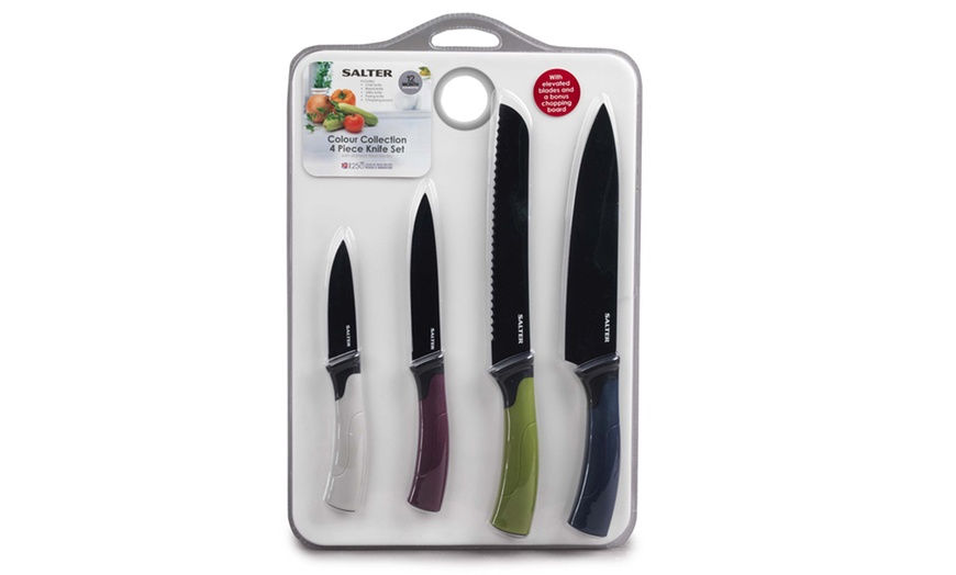 Image 7: Salter Four-Piece Knife Set