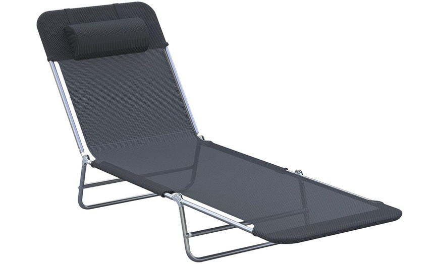 Image 3: Outsunny Sun Lounger
