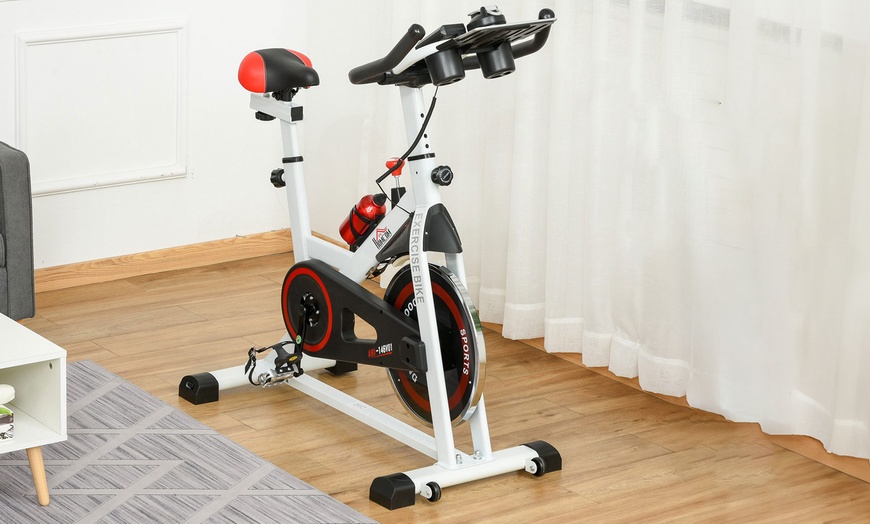 Image 15: Homcom Exercise Bikes