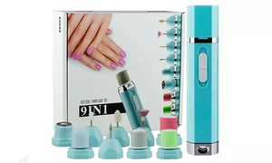  Nine-in-One Manicure and Pedicure Electric Drill Set 