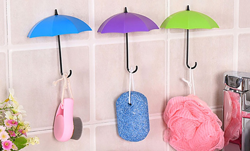 Image 14: 6 Decorative Umbrella Hooks
