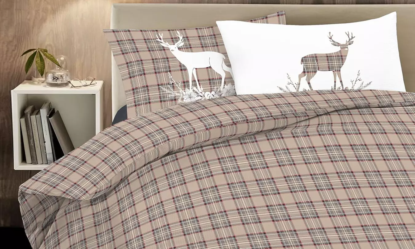 Katoenen dekbedovertrekset in kleur en afmetingen naar keuze - Image 4