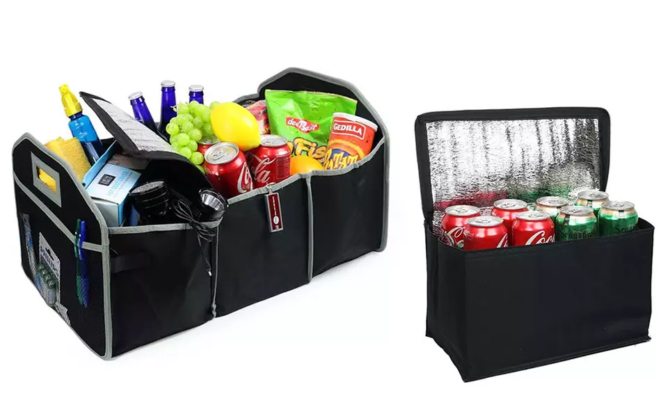 2-in-1 Collapsible Trunk Organizer and Cooler - Primary Image