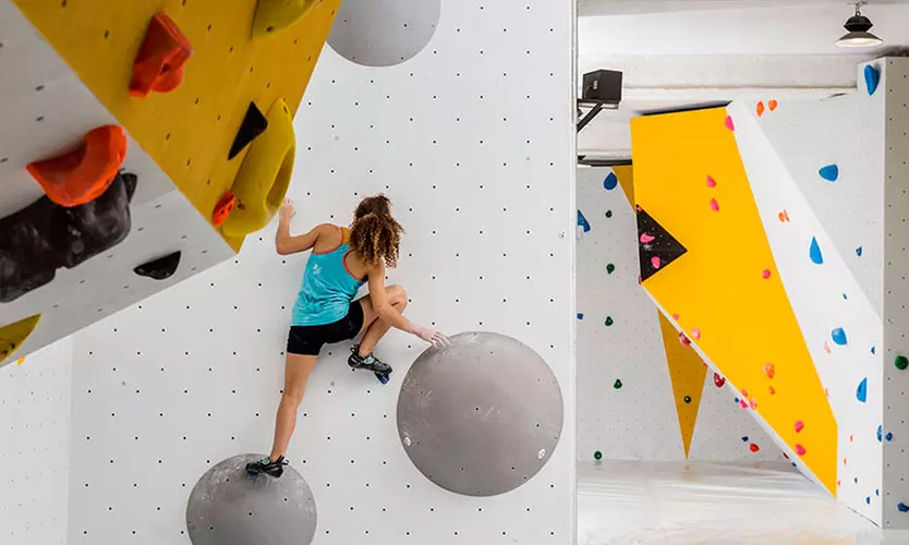 Escalada en rocódromo