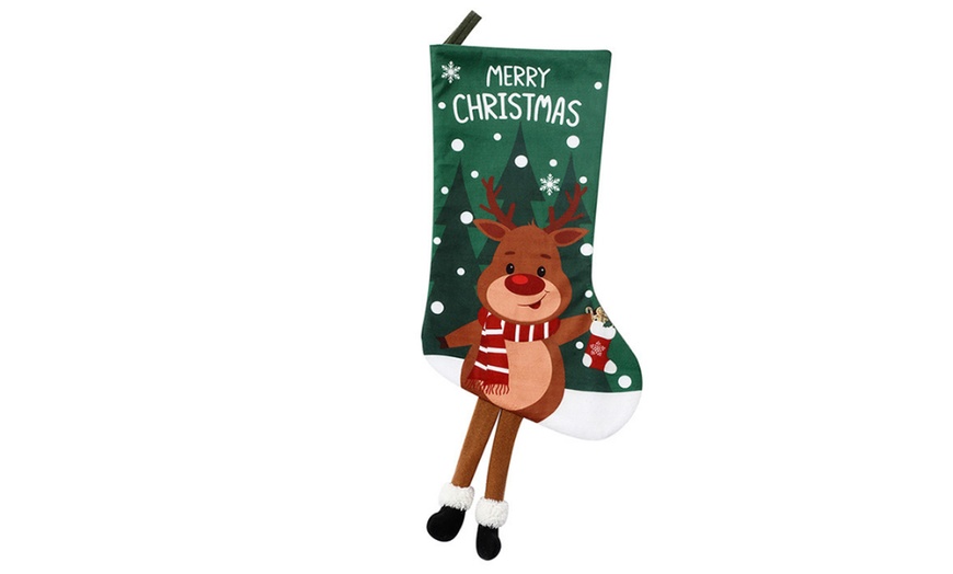 Image 4: Christmas Hanging Stockings Decoration