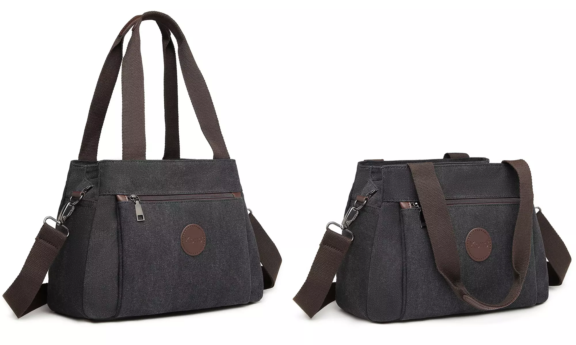 Kono Canvas Multi-Functional Crossbody Bag Shoulder Bag Hand Bag