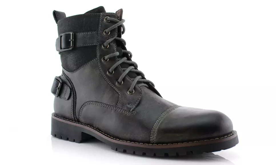 Polar Fox Men's Patrick Combat Boots - Second Medium