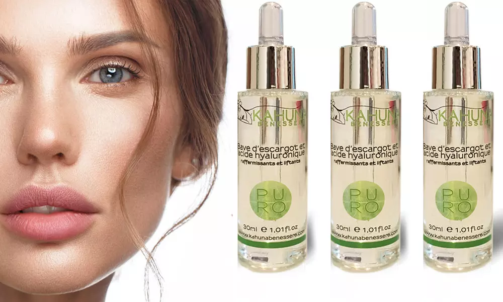 Serúm de baba de caracol y de ácido hialurónico Kahuna Benessere