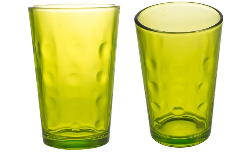 Image 11: Coloured Drinking Glasses Set