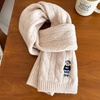 Image 5: Vintage Bear Design Wool Blend Scarf