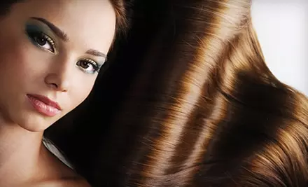 $40 for Women's Haircut, Deep Conditioning, Blow-Dry Lesson, and Paraffin Hand Treatment at Cabella Salon ($110 Value) - Primary Image