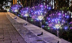 90-, 120- or 150-LED Solar Firework Lights