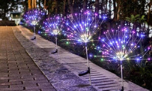 Set of 90-, 120- or 150-LED Solar Firework Lights