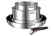 Tefal Ingenio Emotion Five Piece Stainless Steel Pan Set - Second Medium