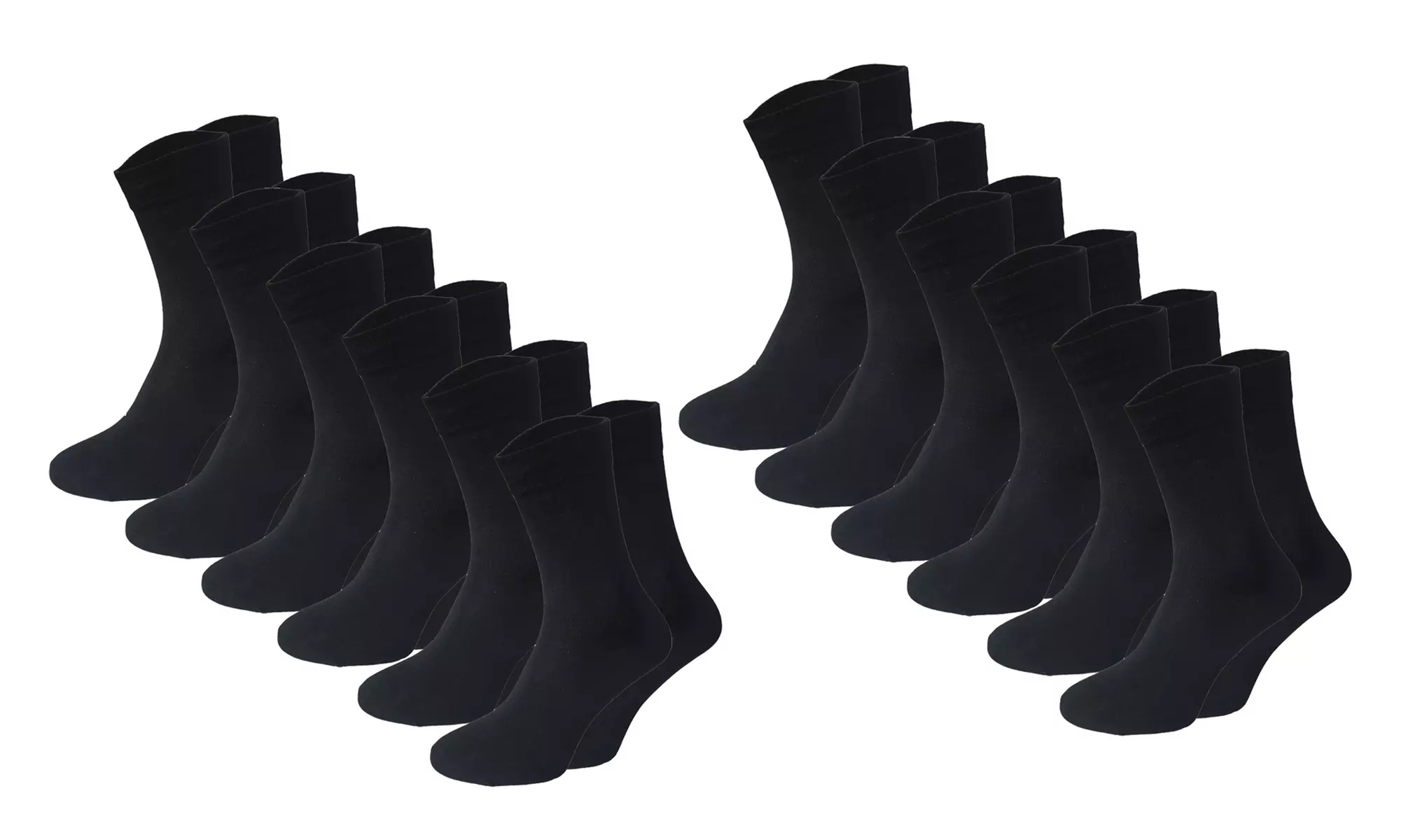 12er- oder 24er-Pack Socken aus 85% Baumwolle und in der Größe nach Wahl - Primary Image