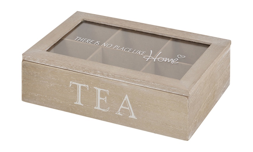 Image 4: 9 or 6 Compartment Tea Boxes