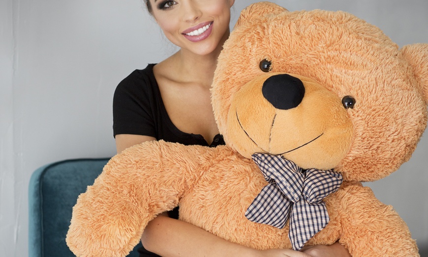 Image 11: Oversized Soft Teddy Bear