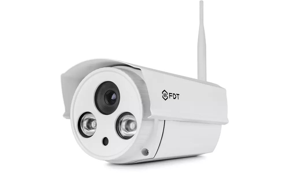 FDT Weatherproof 1080p Full HD WiFi Security Camera with Night Vision (1- or 2-Pack) - Primary Image