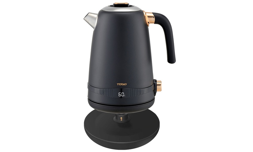 Image 6: TODO 1.7L Electric Cordless Kettle Stainless Steel/ Led Water Jug