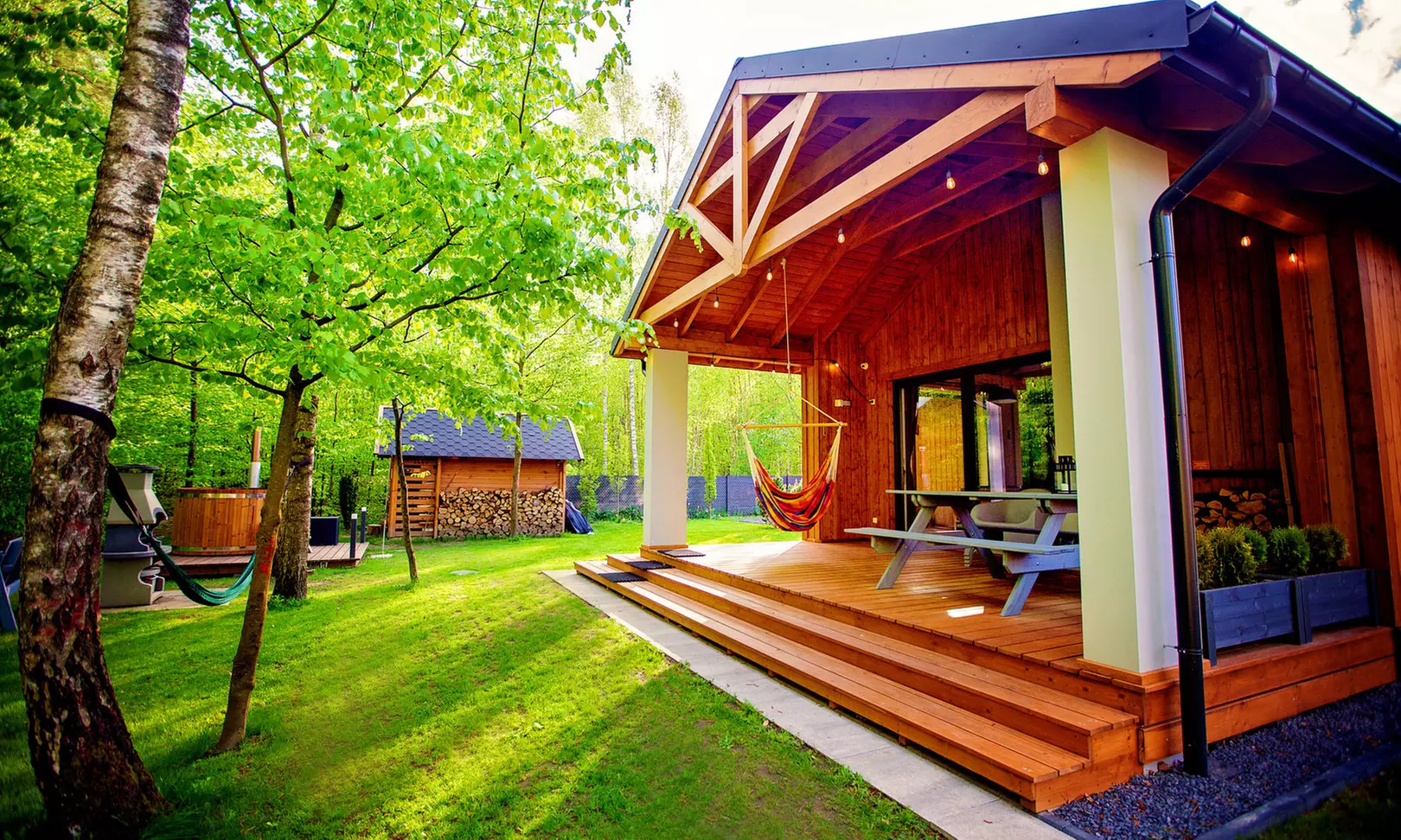 Święta i Ferie w domkach na Mazurach: 3-7 nocy dla 4-8 osób z atrakcjami w Winiec Family Houses - Primary Image