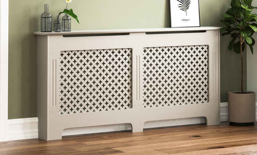 Image 4: Vida Designs Grey Radiator Cover