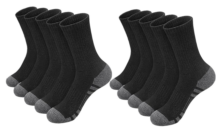 Image 5: 1, 5 oder 10 Paar lange Sportsocken