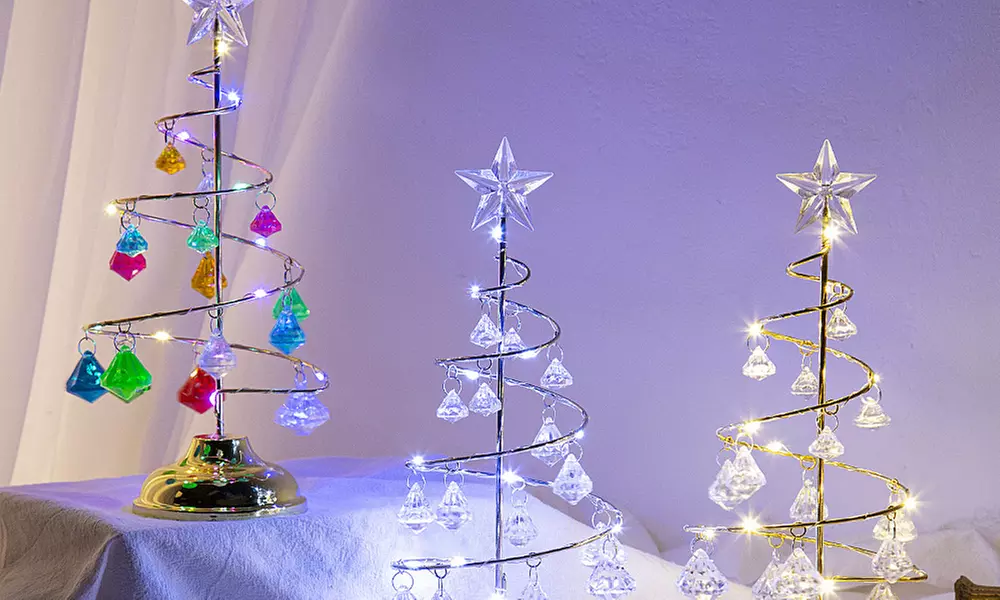 Crystal Christmas Tree Lamp - Primary Image