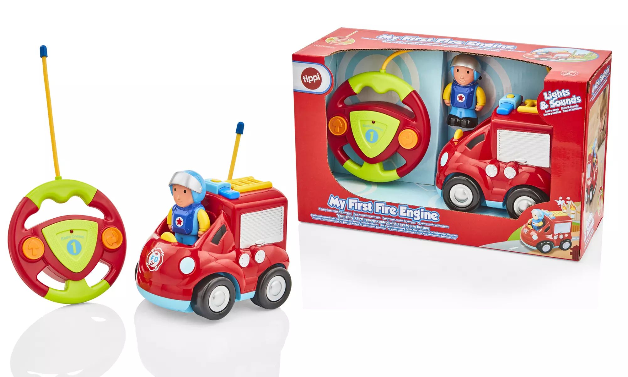 Tippi Remote-Controlled Fire Engine - Primary Image